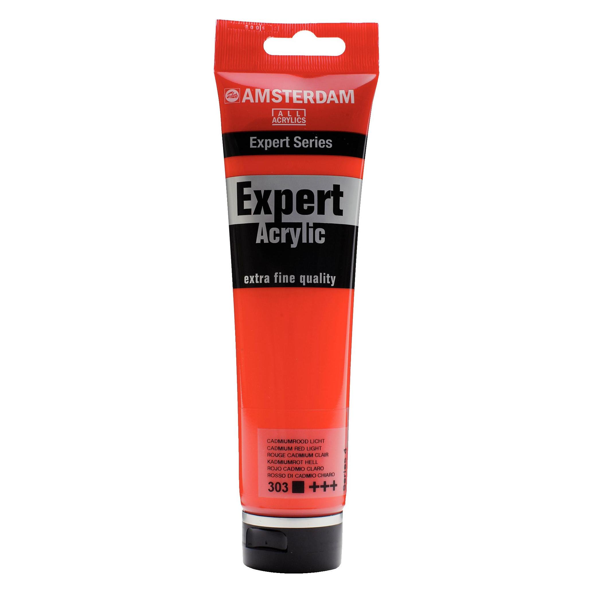 Amsterdam Expert Acrylfarbe Tube 150 ml Kadmiumrot Hell 303 (150 ml) (ROY-19153030)