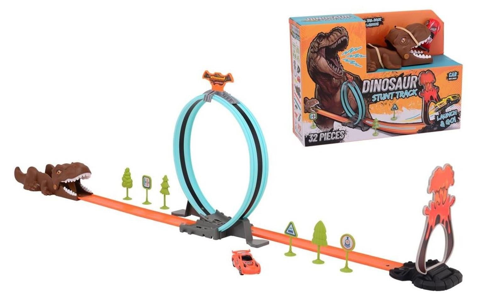 Johntoy Start Auto Dinosaurus Racebaan
