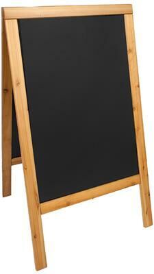 Securit Lavagna Sandwich 125 x 70 cm Teak