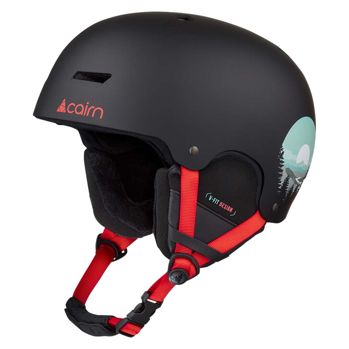 Cairn Darwin Mat Black Ride schwarz-rot (51 - 52 cm) (06052390451/52)
