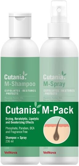 Vetnova Pack Cutania M Champú 236 ml + Spray 236ml 1 uds