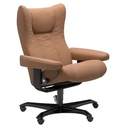 Stressless Bürostuhl Wing Office Leder Braun Batick Latte
