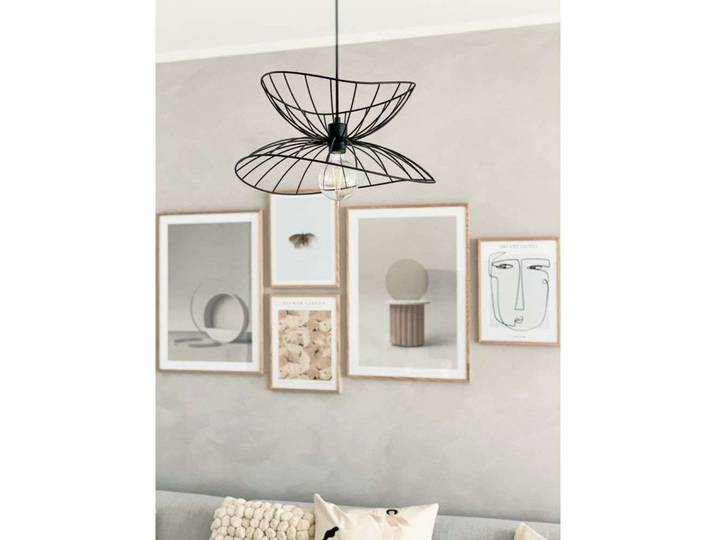 Ray 45 Pendelleuchte Black - Globen Lighting - Esszimmer - Modern - Metall - Einflammig