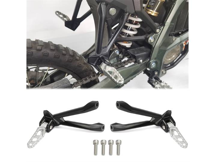 Repose-pieds arrière d'origine pour repose-pieds SURReposoir SUR SUR-RON Ultra équation électrique D343 Pit Bike Pédale rapide ket Support Repose-pieds Ultra équation