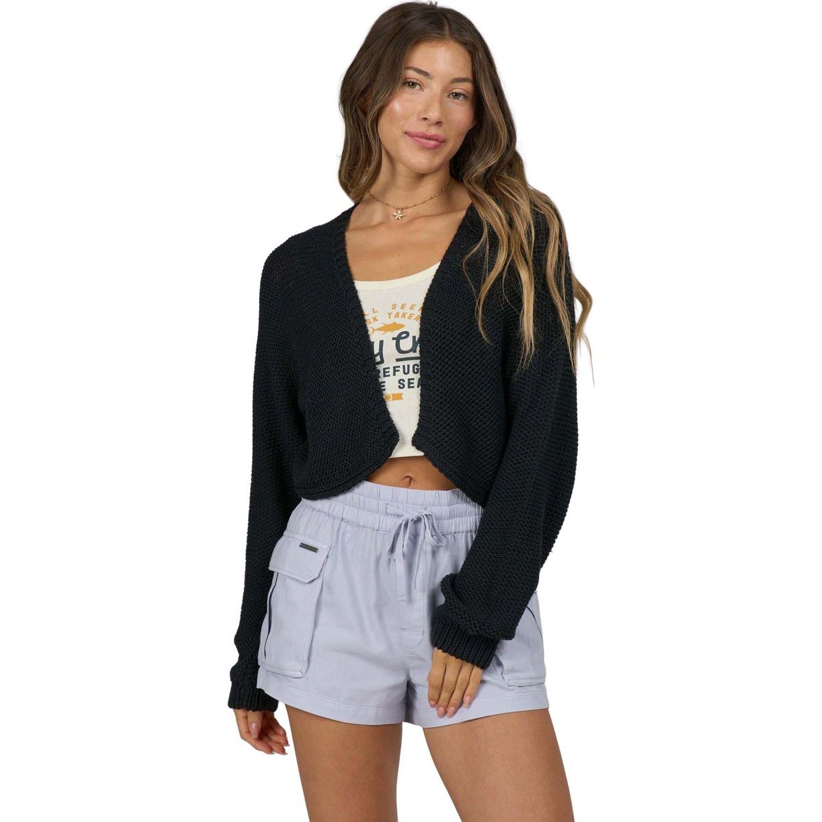 Salty Crew Navigator Cardigan black (BLK) M 21535045W-BLK-M