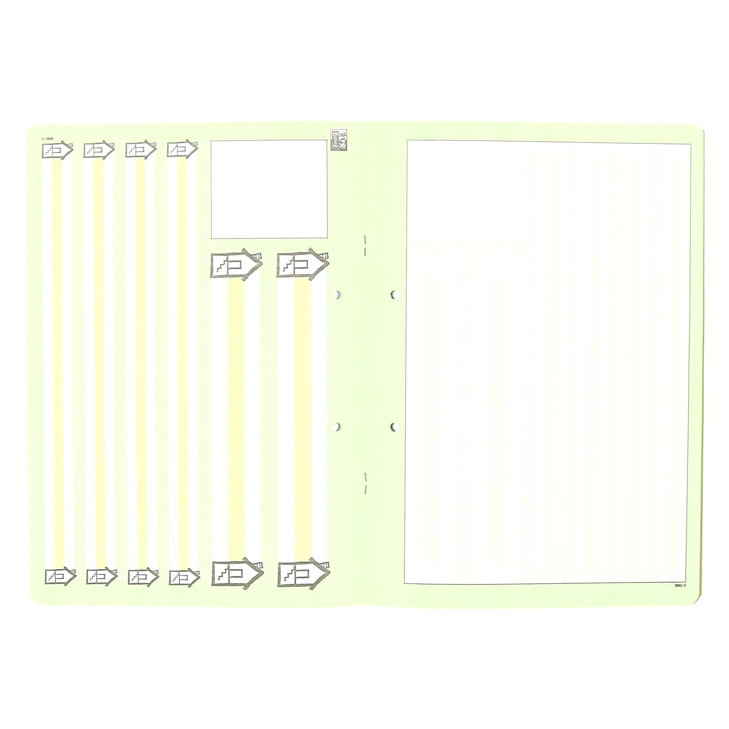 Oxford Schreiblernheft A4 quer (A4, Liniert, Kein Einband) (100050305)