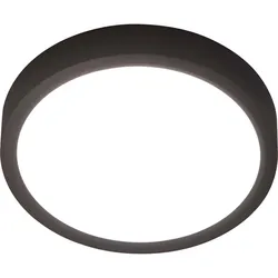 Deckenleuchte Deckenlampe Weiß Schwarz rund 17 cm Wohnzimmer Schlafzimmer Flur