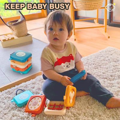 JoyToys Montessori Busy Cube Sensory Toy For Fine Motor Skills And Toddler Learning Montessori Busy Cube Sensory Toy For Fine Motor Skills And Toddler Learning