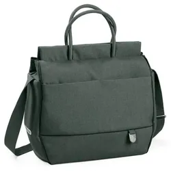 PEG Wickeltasche Borsa Polyester Silber Metall