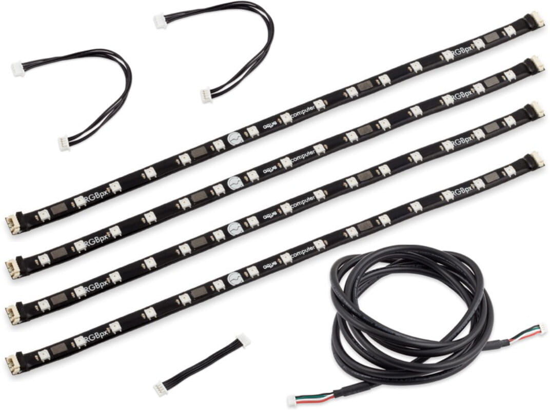 Aqua-Computer RGBpx Beleuchtungsset Monitore, 60 LEDs