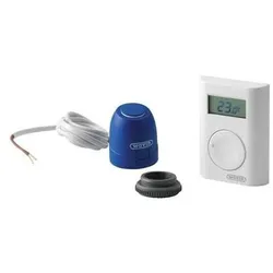Wavin AHC9000 Raum- und Fernfühler mit Infrarot-Bodenfühler im Raumthermostat., Thermostat, Weiss