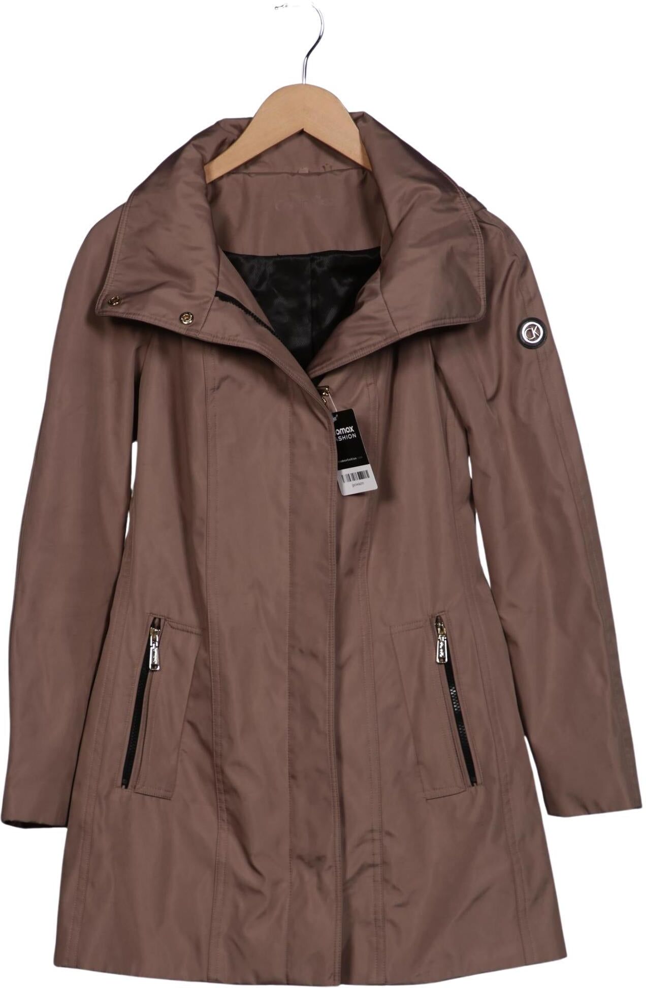 Calvin Klein Damen Mantel, Braun, Gr. L, Synthetik - Second Hand