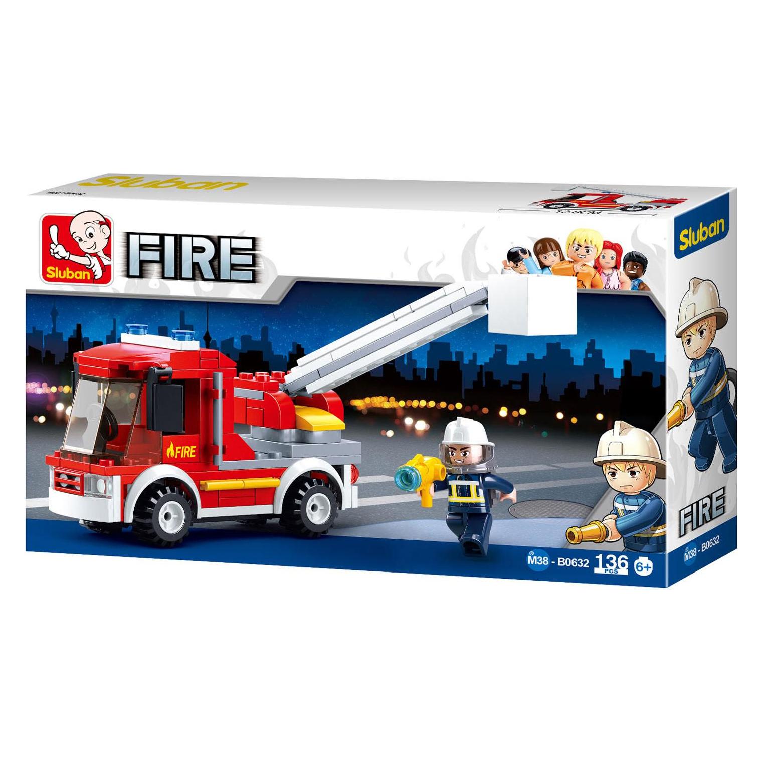 Sluban Kleiner Ladder Truck (19638956)