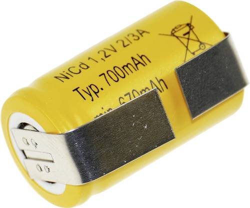 Mexcel Spezial-Akku 2/3A NiCd 1.2V 700 mAh 1St.