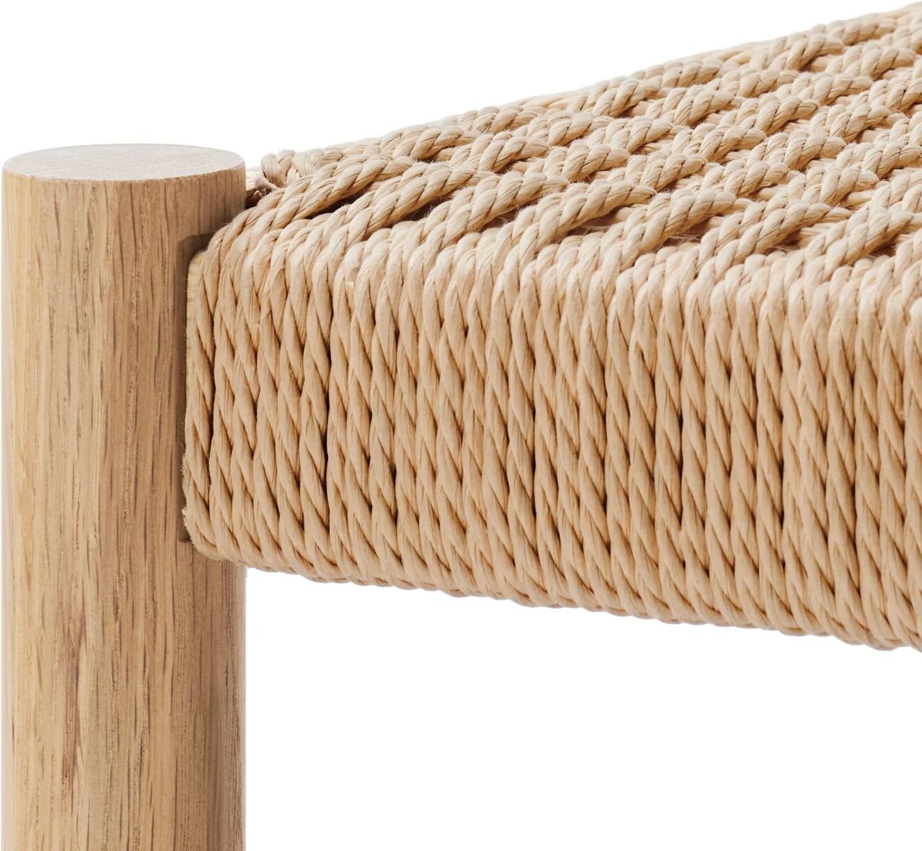 Tchibo - Sitzbank mit Geflecht - 115x42x45cm - braun -