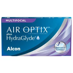 Air Optix, Kontaktlinsen, plus HydraGlyde Multifocal (-2.75, Monatslinse, 6 Stk., Multifokal)