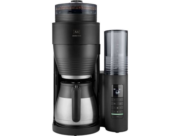 Melitta Kaffeemaschine mit Mahlwerk 1030-12, 1l Kaffeekanne, Papierfilter 1x4