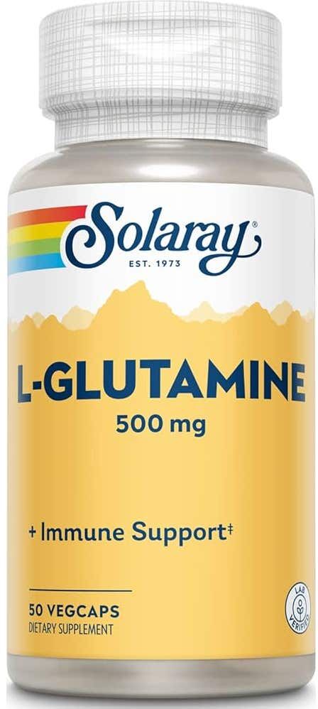 SOLARAY L-glutamine 500 mg 50 caps