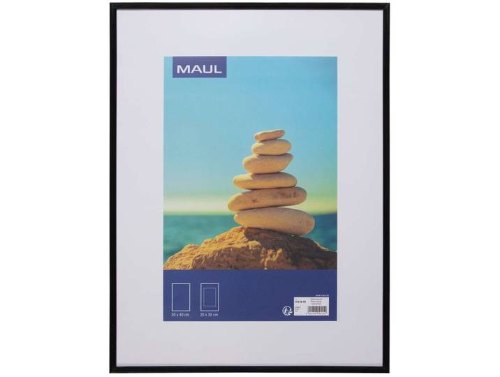 MAUL Fotolijsten MAULart kunststof 30 x 40 cm\, ca. A3 zwart