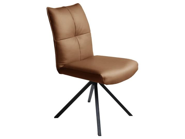 Novel Stuhl NIZZA, Cognac, Leder