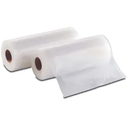 Solis Vakuumierfolie für Vakuumierer, 2 Rollen BPA-frei, 600x15 cm, Dicke 110 μm