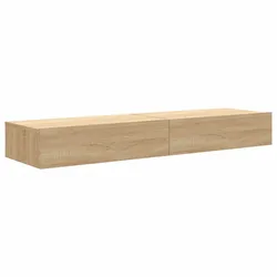 Helloshop26 - Multimedia-TV-Möbel TV-Regal Sideboard TV-Schrank für Esszimmer Wohnzimmer Schlafzimmer mit LED-Beleuchtung 2-teilig 02_0028891