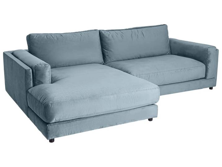 Ecksofa Larry Basic Candy / Farbe: Aqua / Bezugsmaterial: Stoff Basic