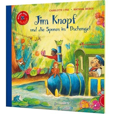Jim Knopf: Jim Knopf und die Spuren im Dschungel, Gebundene Ausgabe von Michael Ende,Charlotte Lyne, Thienemann in der Thienemann-Esslinger Verlag