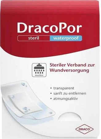 Dracopor waterproof Wundverband 9x25 cm steril 3 St Verband