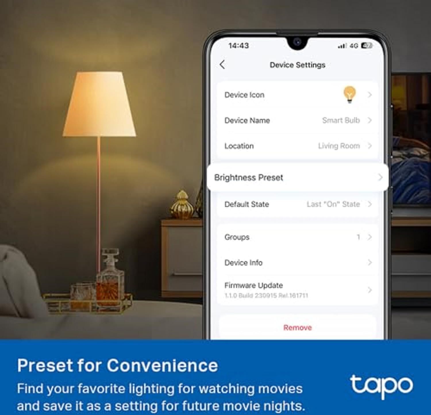 TP-LINK Tapo WiFi LED Smart Bulb, E27 Smart Light Bulb Alexa, 8.7W Alexa Light Bulbs, Works with Amazon Alexa(Echo and Echo Dot) and Google Home, Dimmable Soft Warm White, No Hub Required (Tapo L510E)