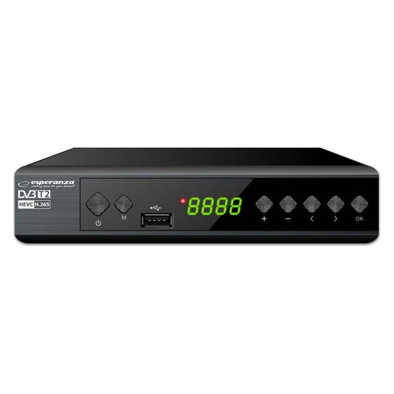 Esperanza EV111P Digitalempfänger DVB-T2 H.265 (DVB-T, DVB-T2) (ESP-EV111P)