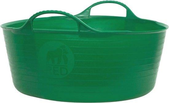 Flexibele groene emmer met 5 liter inhoud