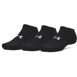 3er Pack UNDER ARMOUR Performance Cotton No-Show Socken 008 - ultimate black/ultimate black/white M (36.5-42)