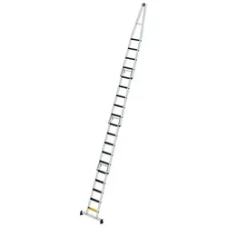 Stufen-Glasreinigerleiter-Satz mit nivello®-Traverse und clip-step R13 4-teilig