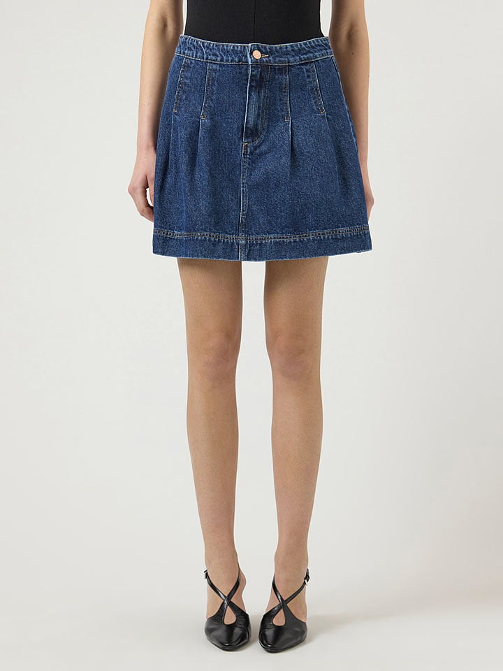 YAS Jeansrock in Dunkelblau - 42