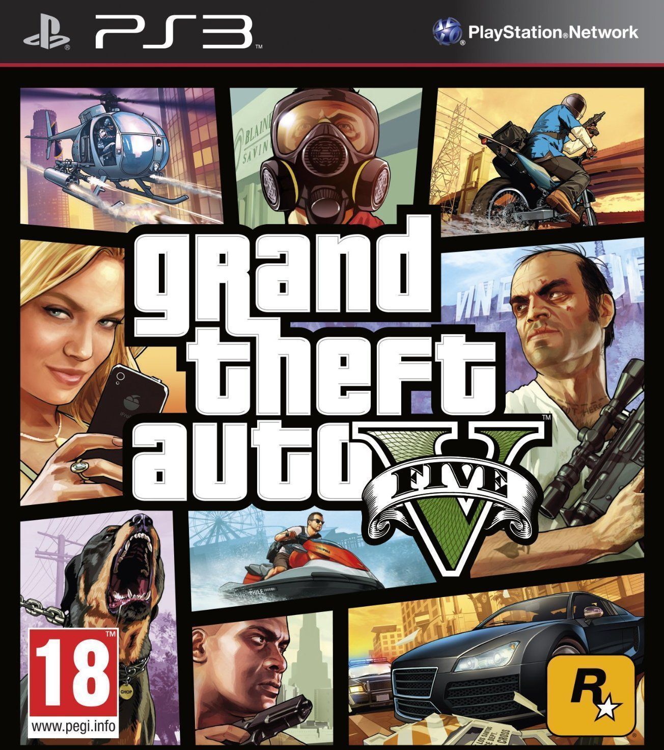 Grand Theft Auto V (GTA V) PS3 (Käytetty)