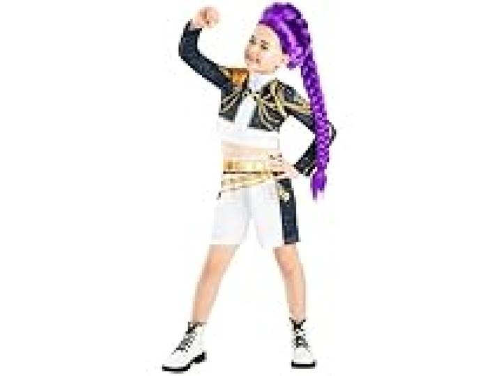 RUBIE'S Netflix KPOP Demon Hunters officiel - Déguisement classique de Rumi/Huntrix version Gold - Taille 9-10 ans