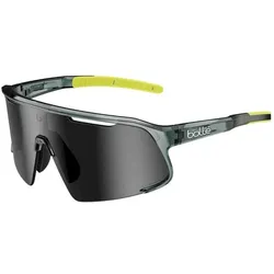 Bollé, Unisex, Sportbrille, Speedchaser S3 (dark green/transparent, Hunter Green Crystal, Grau), Grün, Transparent, Grau