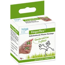 Fingerflex 2.5 cmx4.5 M Grün Fußball Latexfrei 1 ST