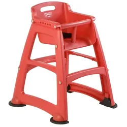Kinderstuhl Rubbermaid Babystuhl Sturdy Chair Rot Hochstuhl mit Sicherheitsgurt
