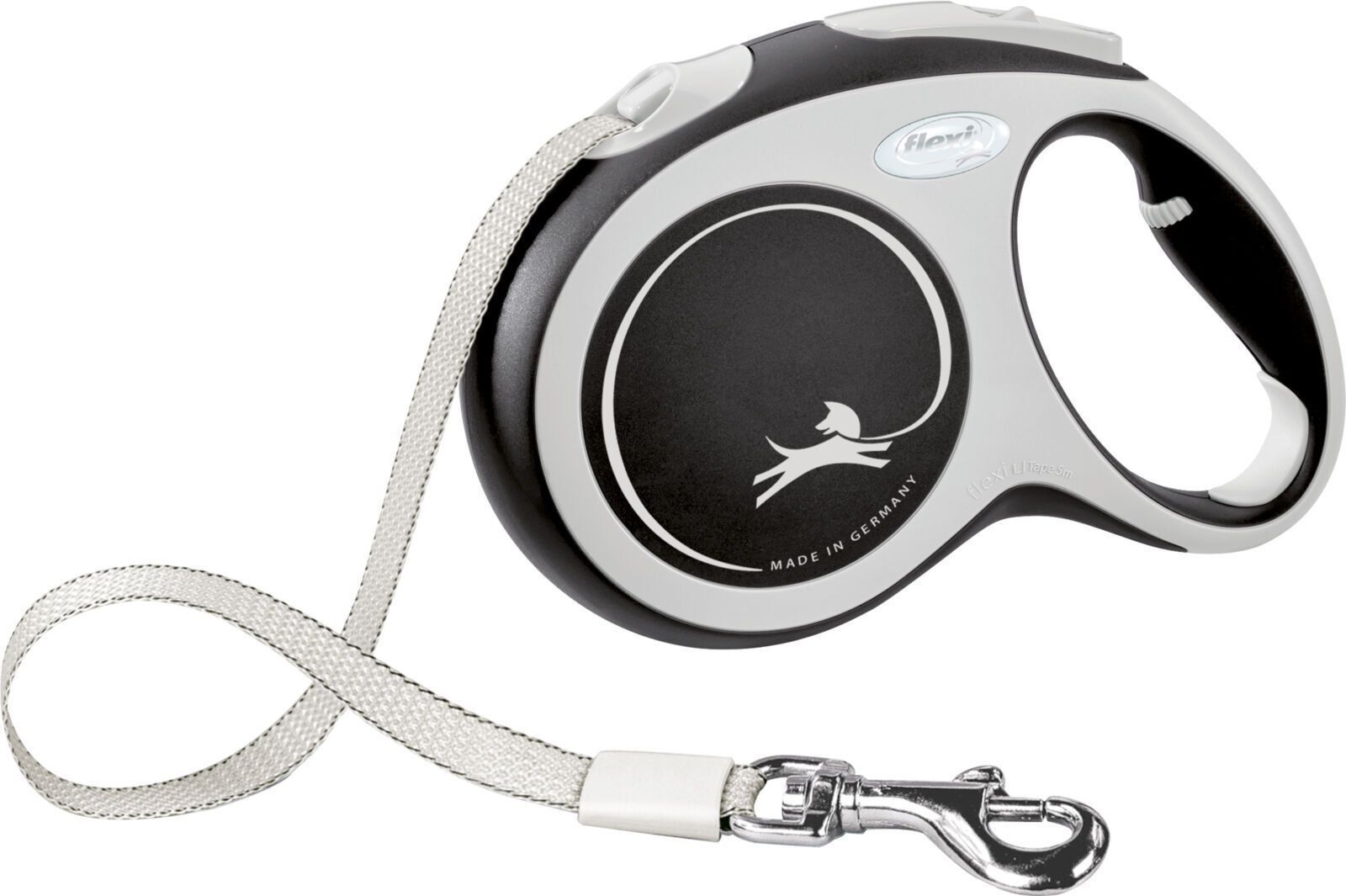 TRIXIE flexi New COMFORT, Gurt, L: 5 m, schwarz