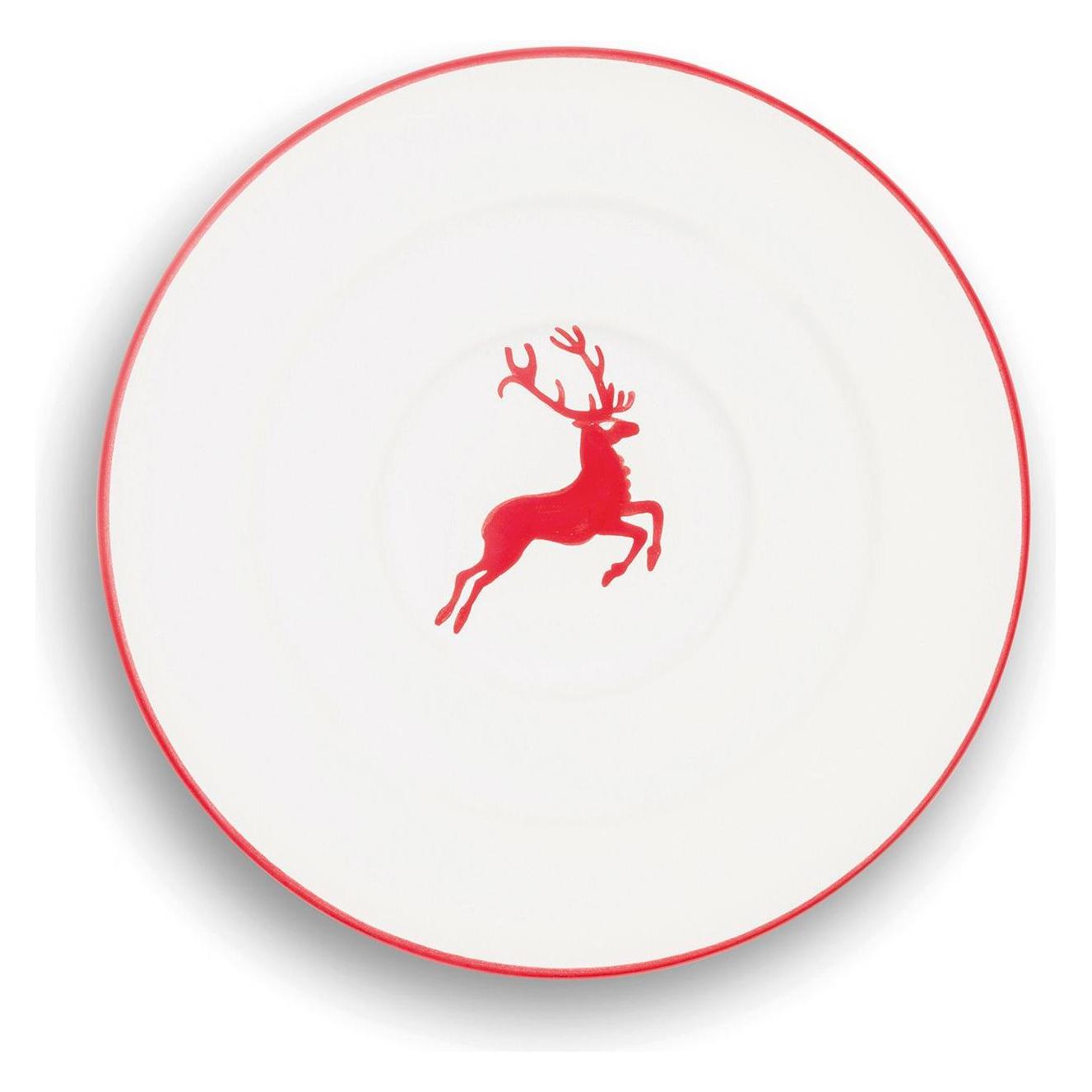 Gmundner Keramik Rubinr. Hirsch Unterteller Espresso (Ø11cm) (11 cm) (32745167)