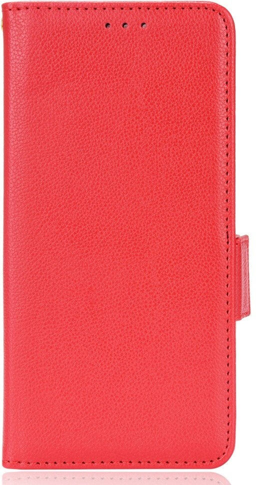 INCOVER Asus Zenfone 10 / 9 Neutralt Læder Flip Cover m. Pung - Rød