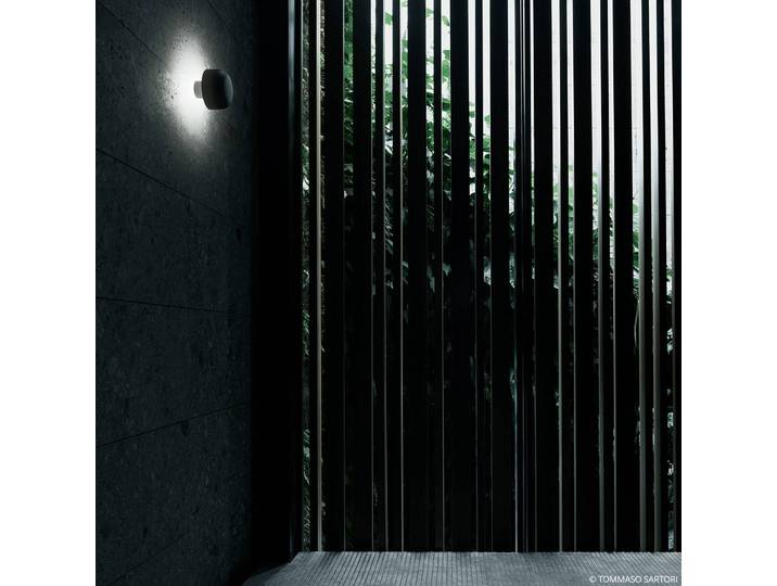 Flos Architectural LED Aussenwandleuchte Bellhop, schwarz, Aluminium, Design, LED Wandleuchte außen