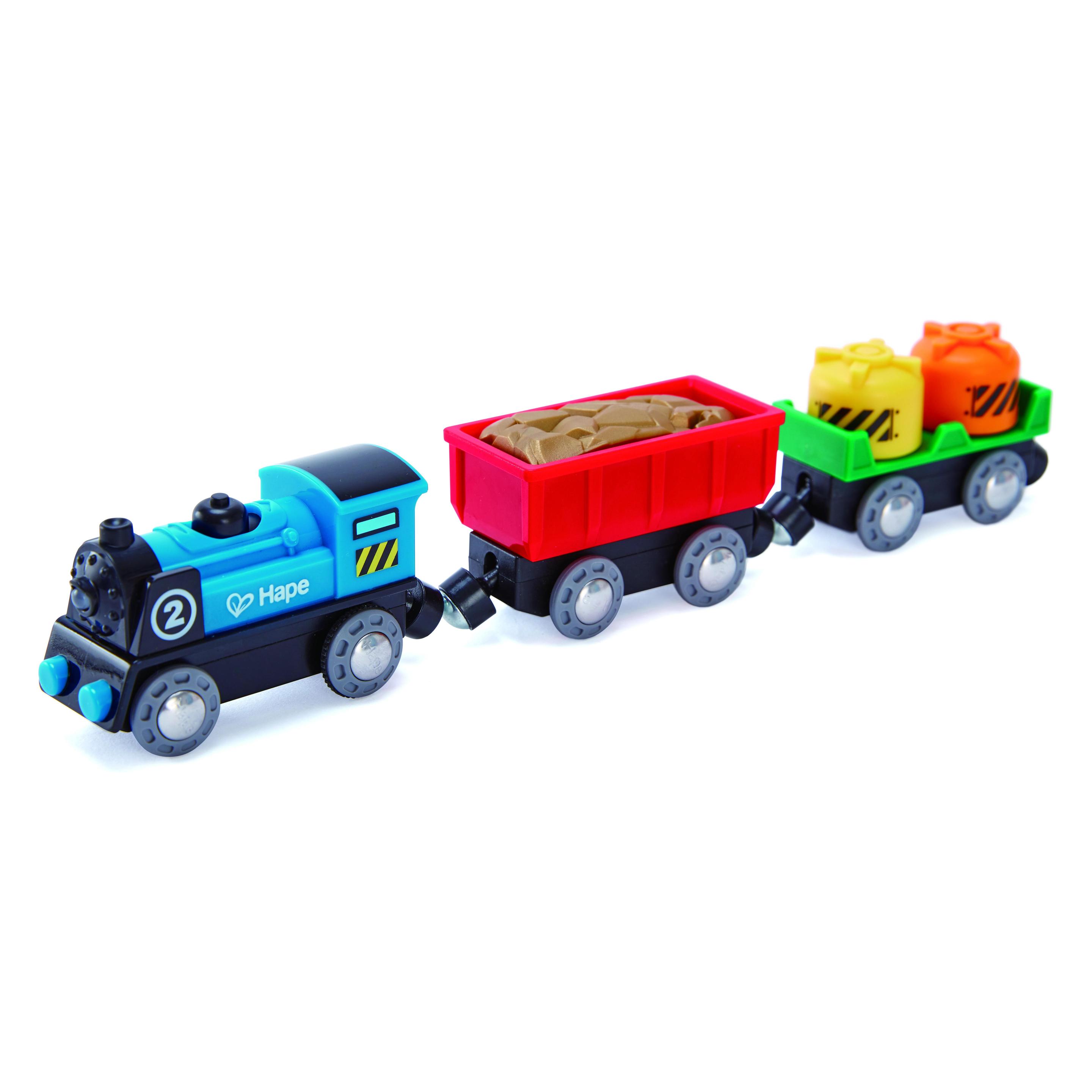 Hape Güterzug mit Batterieantrieb (E3720A)