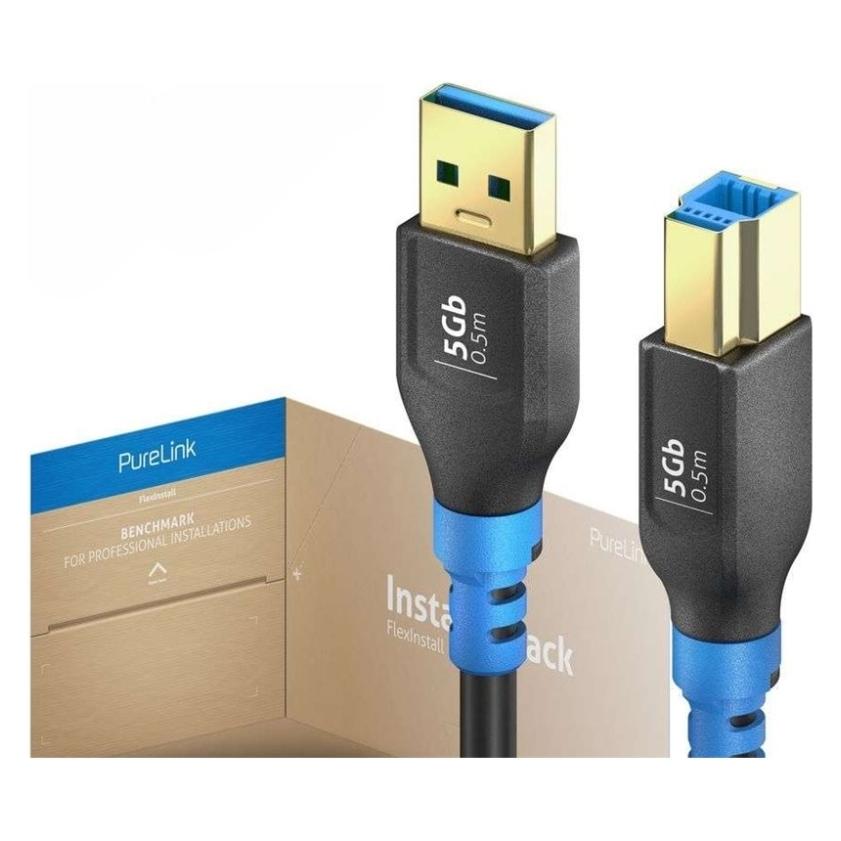 Purelink USB A - USB B (3 m, USB 3.2 Gen 1, 10 W) (FI-U300-005-PCK)