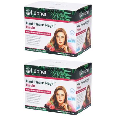 Hübner Haut Haare Nägel Direkt Rotfrucht flüss. 2x 2x30x15 ml Flüssigkeit