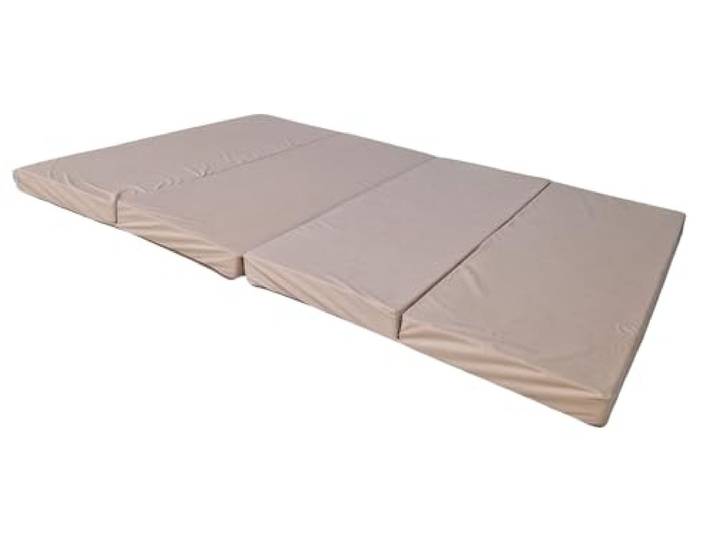 Natalia Spzoo – Doppel Klappmatratze 200 x 140 x 8 cm – Faltbare Matratze für erholsamen Schlaf – Vielseitige Gästematratze und Bodenmatratze (1009)