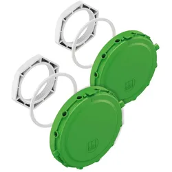 Spelsberg 26344001 Belüftungselemente-Set, gelbgrün, Schutzart IP65, UL BEL Air M40/gn