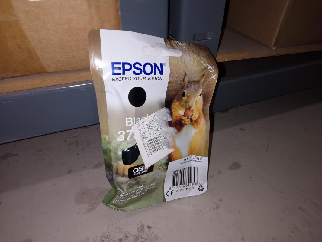 Epson Squirrel Inktpatroon 378XL Verve Claria Photo HD, zwart, hoge capaciteit, 11,2 ml